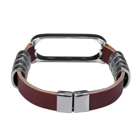 For Mi Band 6 Fire ringer preget dobbel-trykk sommerfugl spenne armbånd