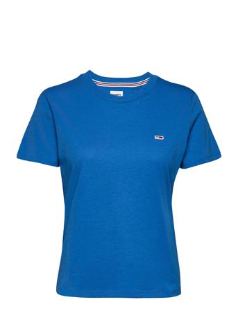 Tjw Regular Jersey C Neck T-shirts & Tops Short-sleeved Blå Tommy Jeans*Betinget Tilbud