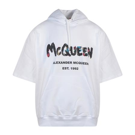 Alexander McQueen Sweatshirts Hvid, Herre Hættetrøjer
