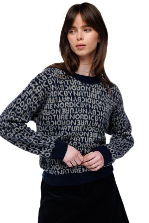 Lykke Bokstav Genser Midnatt M