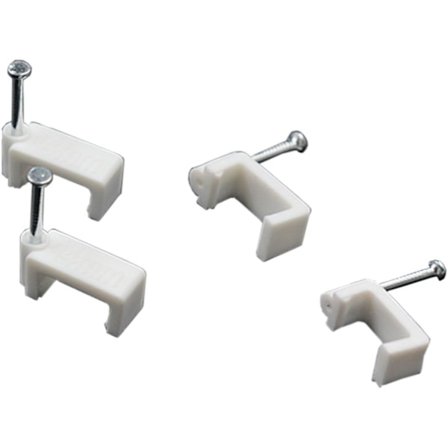 200 kpl 8 mm:n litteitä Ethernet-kaapeleille, yksittäiset koaksiaalikaapelikiinnikkeet