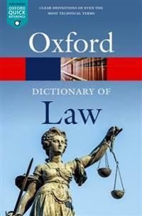 A Dictionary of Law, ISBN: 9780192897497