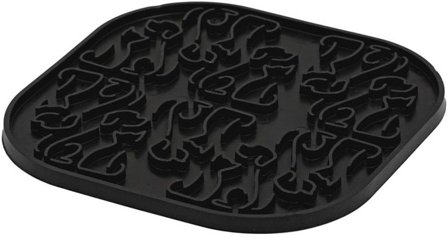 Fiboo Lollipop ruokamatto, 19 cm, tummanharmaa