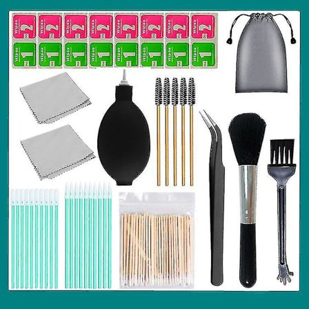 140-dele Rensesæt til Mobiltelefoner Kompatibelt med iPhone Airpods Kamerarensningsværktøjer