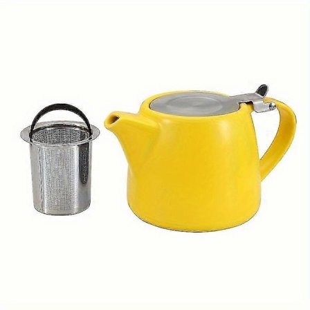 Autentisk japansk keramisk tekande | Rustfri stål infuser | Elegant og funktionel til eftermiddagste