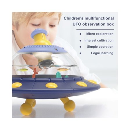 1Set Biologisk Observationsfat Utforska Mikrovärlden Odla Hobbyer Plast Insektsfisk Multifunktionell Visningsfat för Barn