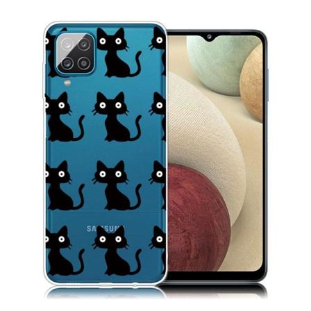 Deco Samsung Galaxy A12 5G skal - Svart Katt Svart