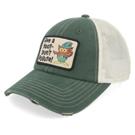 American Needle - Grønn trucker Caps - Woodsy Owl Orville Stone/Green Trucker @ Hatstore
