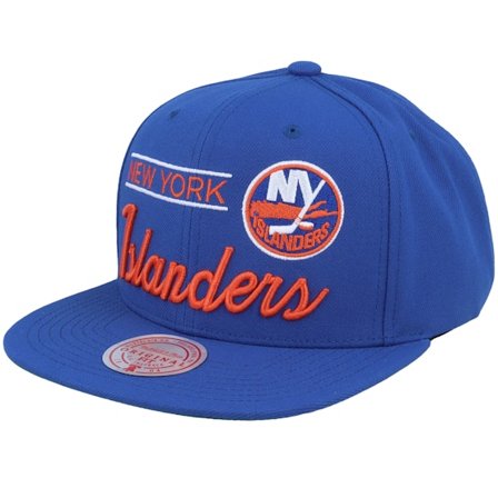 Mitchell & Ness - NHL Ble snapback Czapka Z Daszkiem - New York Islanders Retro Lock Up Blue Snapback @ Hatstore