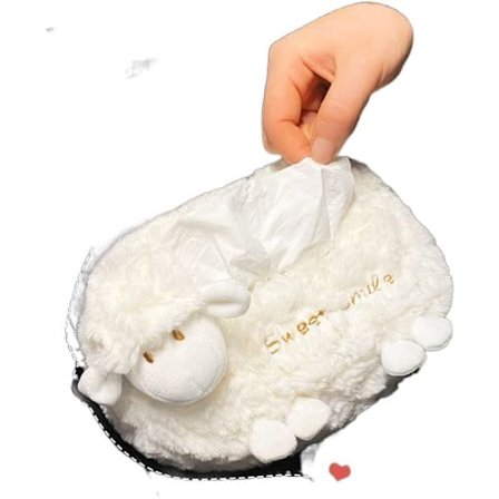 Bilvävnadslåda, papperslåda för bilen, lyxig solskydd för bil, kreativ och söt