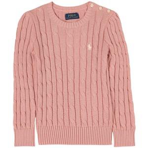 Kids - Ralph Lauren Adirondack Rose Heather Cable Knit Sweater 5 Years - Jumpers and knitwear - 5 years - Pink