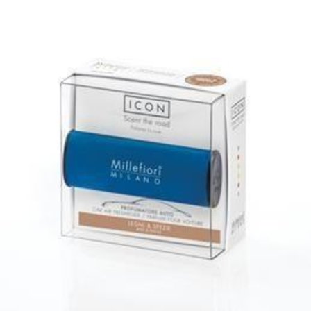 Millefiori Milano Icon - Car Air Freshener Icon "Classic" Blue-