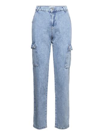 Pocket Cargo Jeans Mango Blue