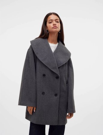 Vero Moda Vmlondyn Ls Coat Vma - Grey - XS