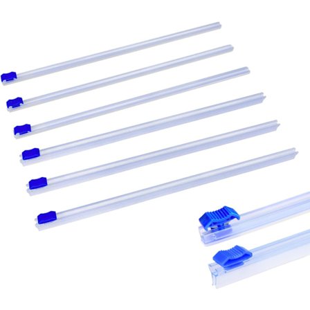 6 stk. Plastfolie, Aluminiumsfolie og Bakepapir Dispenser Kutter, Gjenbrukbar Stanniol & Klamfilm & Bakepapir Dispenser Kutter, Matdispenser