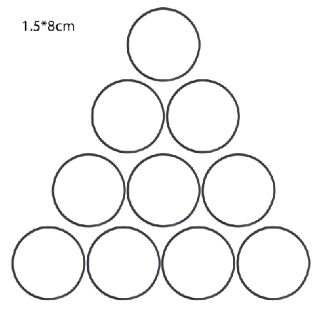 10 st/påse 1,5 mm Universal kassettbandmaskin remmar Olika släta gummi K