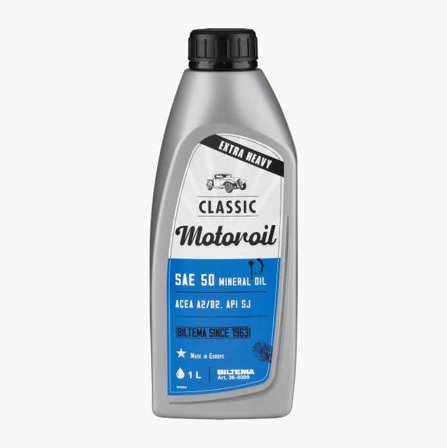 Biltema - Mineralolje SAE 50 til veterankjøretøy 1 liter