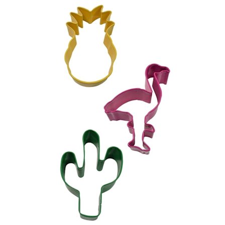 Anniversary House Tropical Poly-Resin-belagd kakform (3-pack)