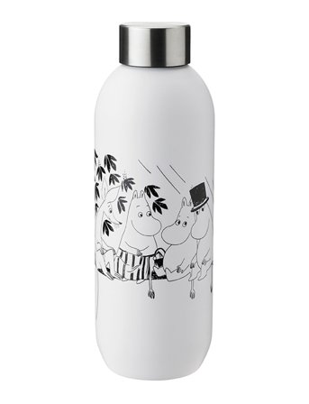 Stelton Keep Cool Drikkeflaske 0.75 L. Moomin Soft White - White - 0.75 L
