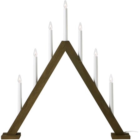 Markslöjd - Adventstake Ariele 7 mörk bets Brun