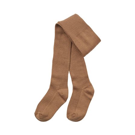 WHEAT Wool Rib Tights Robin Caramel Str 74-80, Tøj & Bolig, Børnetøj, Børnestrømpebukser
