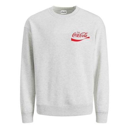 Jack & Jones, Sweatshirt Jorcoca Cola Wit, Heren, Maat:S