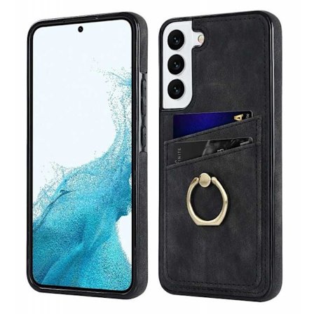 Samsung S22 Plus -matkapuhelimen suojakuori korttitelineellä Retro V4