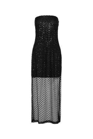 Giovanna Beaded Dress Black 34