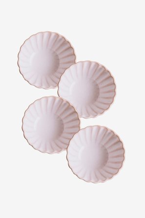 Zelected by Houze - Skål Dahlia Sand 4-p - Beige - Skålar - Från Homeroom