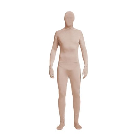 Festdräkt Invisible Morph Suit Vuxen Herr Dam Full skin color skin color.k