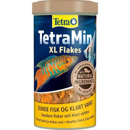 Tetra Min XL Flakes Fiskefôr - 500ml