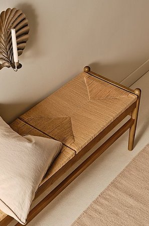 Jotex - Sittbänk 120 Cm Alm - Papper Valnötsfinish/natur NATTAVAARA - Köp Bänkar hos Jotex