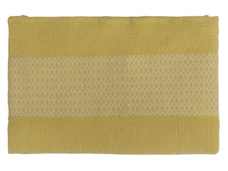 Tone Kroken Sengeteppe Le Petite Gul 160x220cm