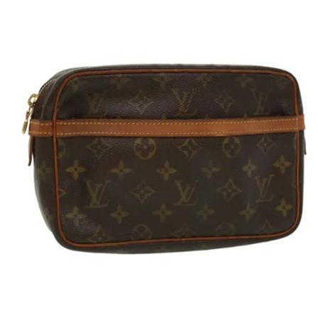 Louis Vuitton Vintage Pre-owned Canvas kuvertvskor brun, Dam Vintage Väskor, Dam, Storlek: ONE SIZE