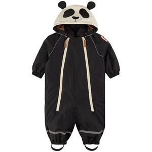 Mini Rodini Alaska Panda Branded Winter Coveralls Black 92 cm - Coveralls - 92 cm - Black