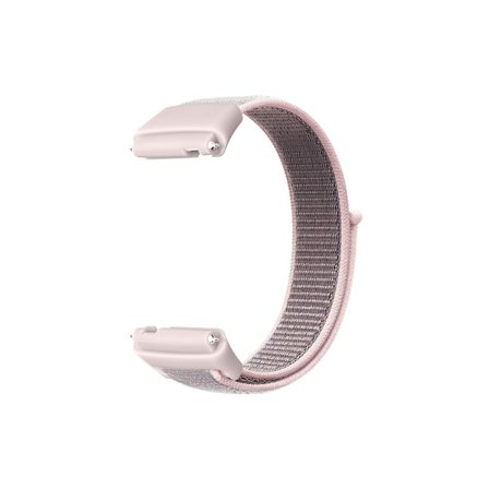 Xiaomi Redmi Watch 3 Lite / Watch 3 Active Nylon klockarmband Loop Fastener ersättningsband - Rosa