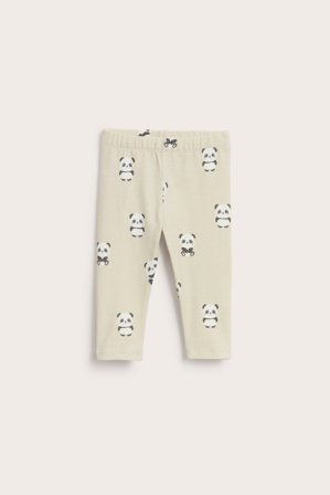 Kappahl | Leggings med pandor Beige 62 | Beige