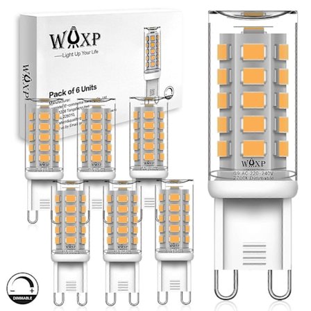 Dimbar G9 LED-pærer Varmhvit 2700K 3W Tilsvarende 30W G9 Halogenpærer Flimmerfri 6-pakning