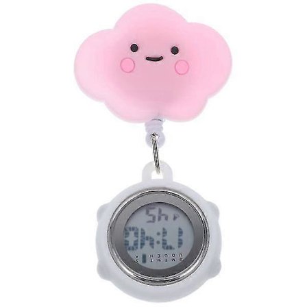 Clip-on Sygeplejerskeur Lægeur Udtrækkelig Digital Display Lommeur