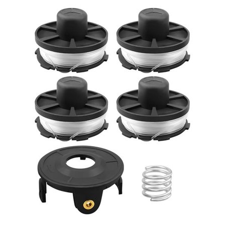 Trimmerspole till Makita 195858-1/196146-9 – 3-pack + lock + fjäder