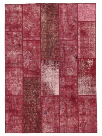 Vintage Organisch Patchwork Vloerkleed 176X246 Wol