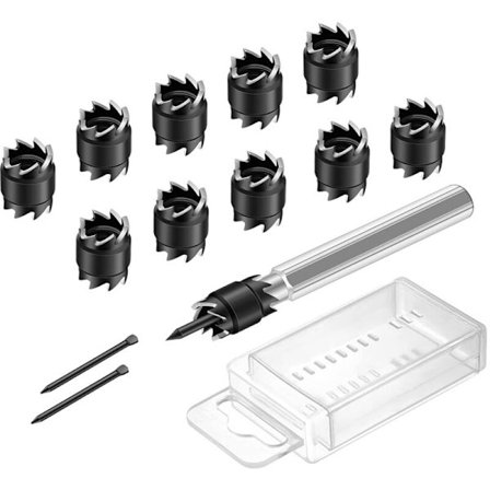 13 stk. punktsvejsekutter sæt, 3/8 HSS bor til elektrisk boremaskine, punktsvejsning
