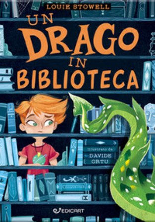 Un drago in biblioteca Louie Stowell