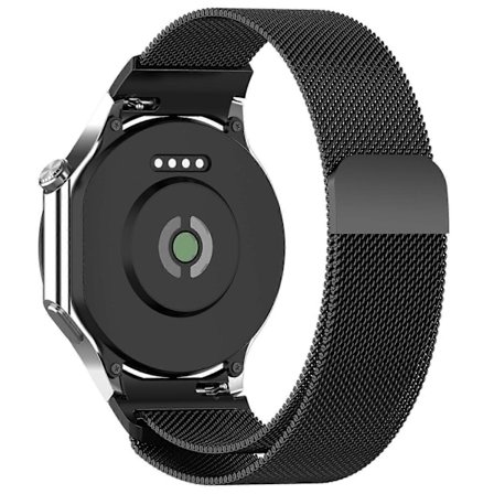 Justerbar Milanese metallnettrem med magnetisk lås kompatibel med OnePlus Watch 2R/Watch 2