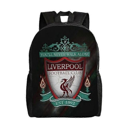 b3162 Liverpool Rygsæk Teenager Skoletaske Lærred Notesbog Rygsæk Taske Unisex uji3162