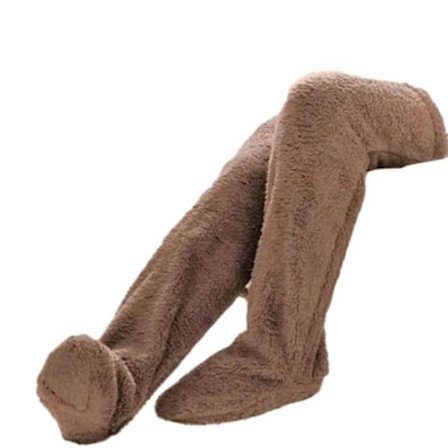 Snuggs Mysiga Strumpor Långa Knähöga Gosiga Tass Höga Strumpor