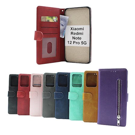 Zipper Standcase Wallet Xiaomi Redmi Note 12 Pro 5G