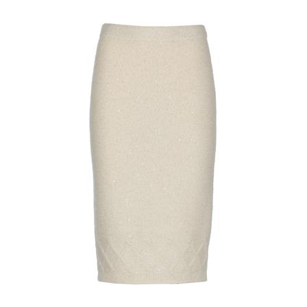 D.Exterior, Pencil Skirts Biały, Kobieta, Rozmiar: S