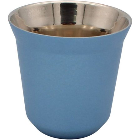 (Blå) Kaffe Kop Espresso Kopper Rustfrit Stål Dobbelt Væggede Therma