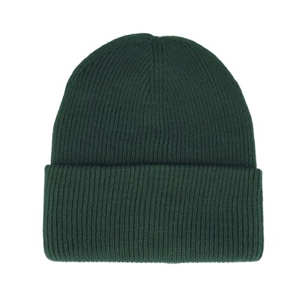 Beechfield - Vert cuff Bonnet - Engineered Bottle Green Soft Deep Cuffed @ Hatstore